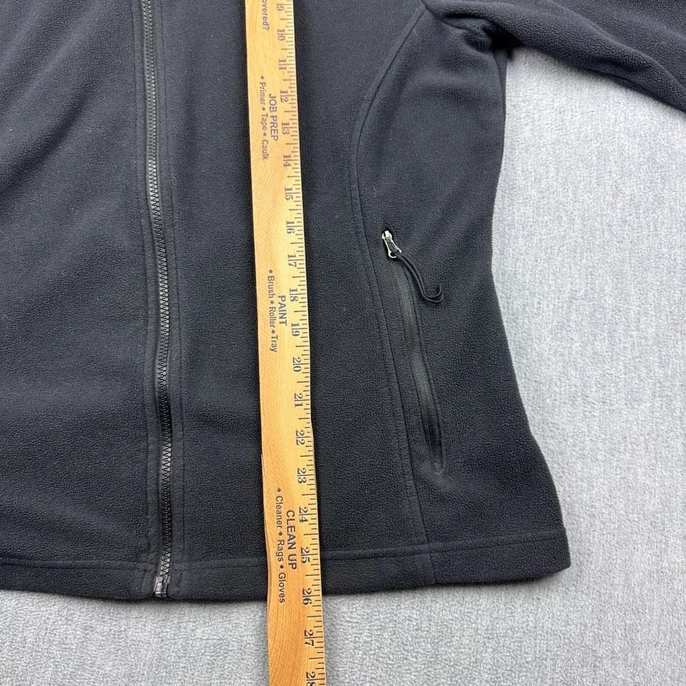 Columbia Jacket Womens XL Black Benton‎ Springs Full Zip Fleece Outdoor Hiking
